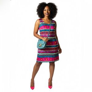 Jessica Howard Multicolor Sleeveless Dress